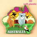 10B1 custom 3D shaped pvc  Fridge Magnets