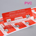 10Z02    PVC stickers 20 x 5 cm