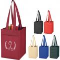 22cm x 36cm x 22cm(G) wine tote bags printing