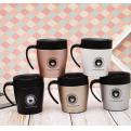 Z67 304 stainless steel vacuum insulation cup handle with lid spoon office coffee cup 350ml