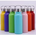 Z49B-500-A Branded 500ml Vacuum Light or Matt paint finish insulated sport bottle