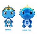 30M09 OEM Custom Made Mascot Soft Doll For Kids Company Gifts And Couples Doll