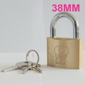 K03    promotional branded brass padlock 38mm