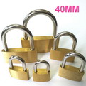 K11    promotional Thin copper brass padlock 40mm