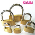 K12    promotional Thin copper brass padlock 50mm