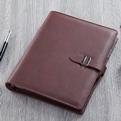 NB05 Logo advertising senior leather note books gift