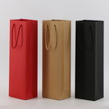 PC04 printing red wine gift bagfor 2 bottle