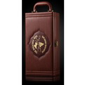 PR12 Senior branding 2 bottle red wine soft leather gift box sets