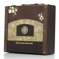 PR16 Senior custom 4 bottle red wine soft leather gift box sets