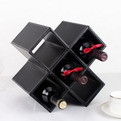 PR21 custom made leather wine gift display rack