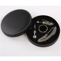 PR23 printing PU leather box with Red wine accessory gift sets