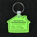 QB01-F    branded promotional pvc soft house  keychain