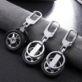 QM81    tyre metal keychain