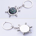 QM84    Helmsman Compass Keychain