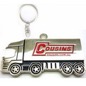 QM87    custom branded truck keychain
