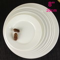 V12    custom  porcelain branded plate printing 8"