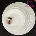 V17    custom  porcelain branded plate printing 14"