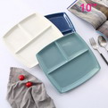 V20    porcelain 10 inch fast food dish glazed steak breakfast plate 
